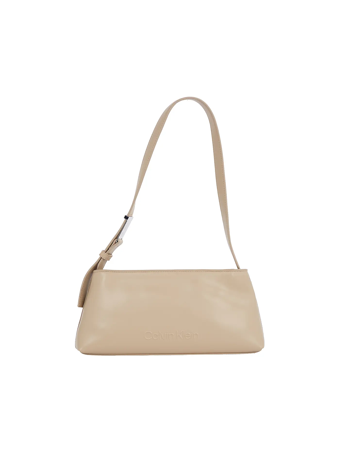 CALVIN KLEIN | Tasche - Schultertasche EMBOSSED | beige